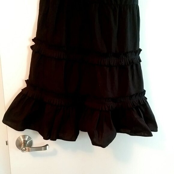 Anthropologie Love the Label Black Off-Shoulder Mini Dress - Picture 6 of 13